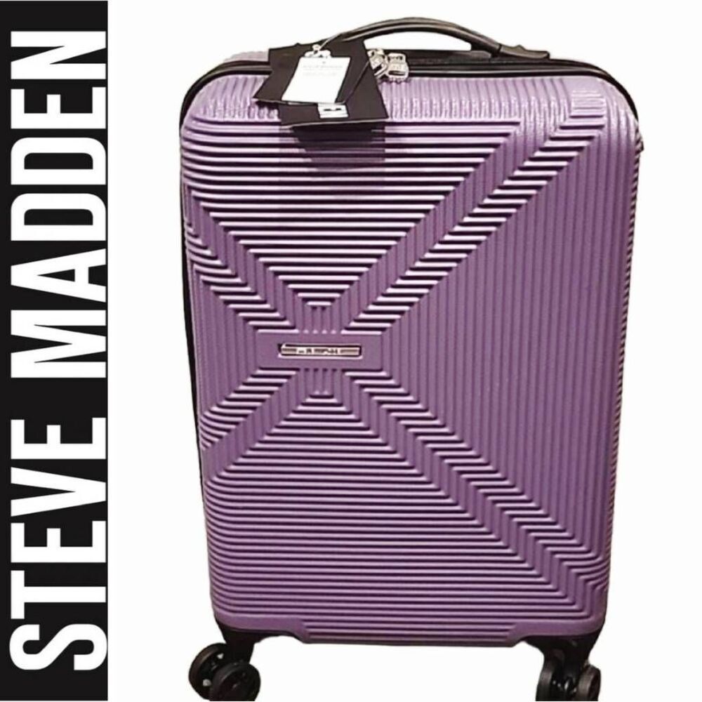 Steve Madden Vixen Collection 20" Hard Side Spinner Carry-On Luggage